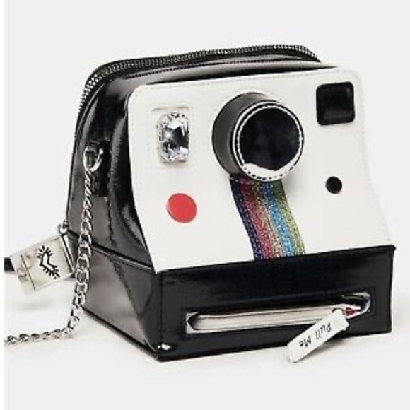 NEW Betsey Johnson Oh Snap Kitsch polaroid camera crossbody bag purse - Picture 4 of 8